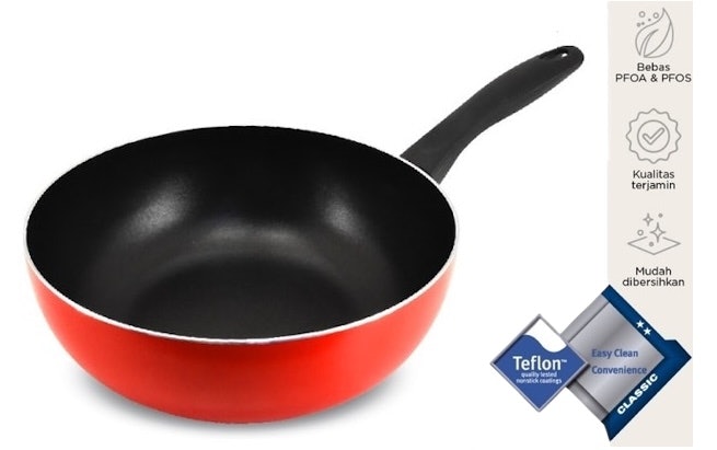 Teflon: Cepat panas, ringan, dan terjangkau