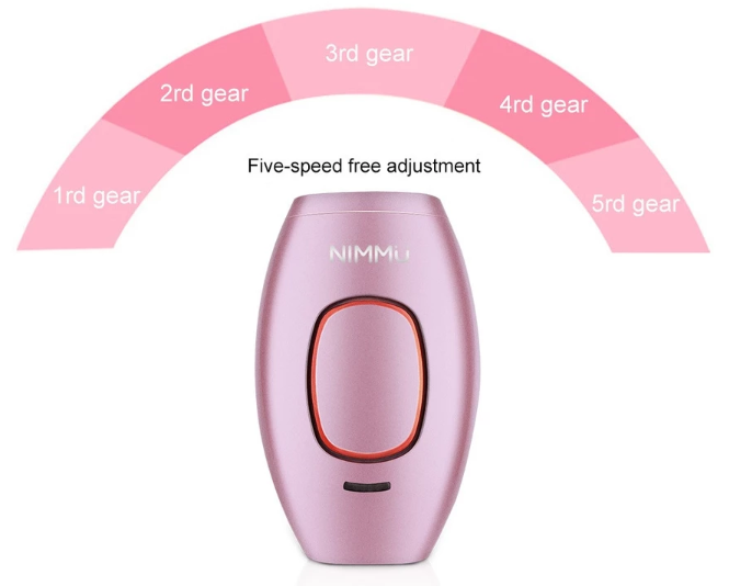 Level iradiasi: Kekuatan sinar epilator bisa disesuaikan dengan keadaan kulit