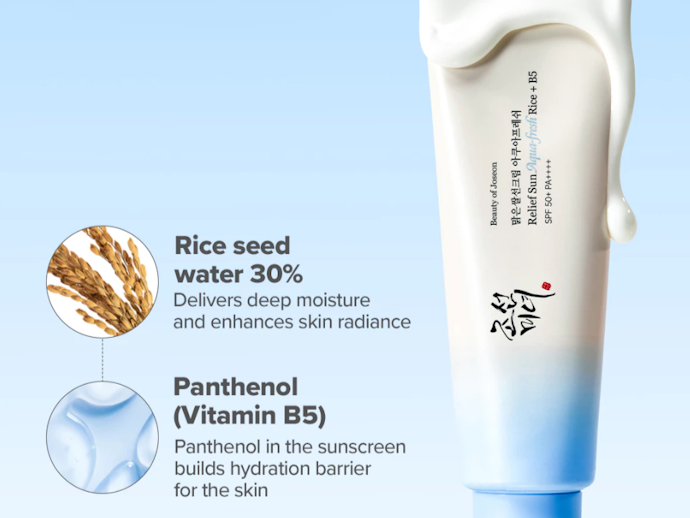 Untuk kulit kering: Cari sunscreen dengan tambahan pelembap seperti hyaluronic acid dan panthenol