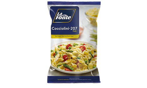 Cocciolini, pasta berbentuk kerang yang unik