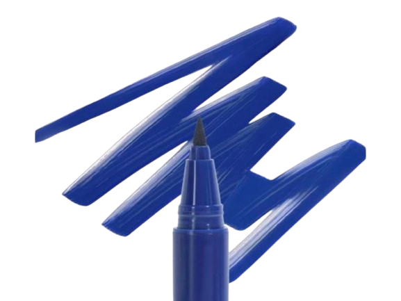 Untuk Anda yang ingin makeup tematik, cobalah liquid eyeliner dengan warna cerah, seperti biru, merah, pink, putih, atau silver