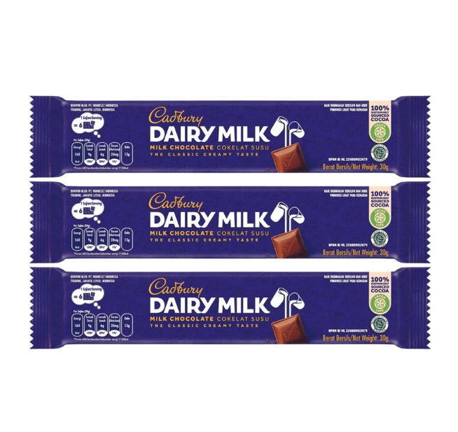 Cadbury, banyak digemari di Indonesia dan cocok bagi Anda yang suka coklat lumer di mulut