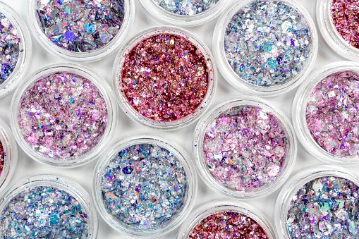 Glitter, untuk tampilan glamor