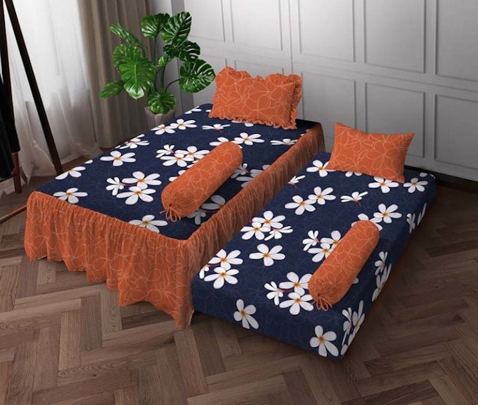 2 in 1, sprei untuk dua ranjang single