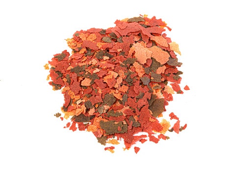 Tipe flakes dan granule, cocok untuk ikan kecil di akuarium