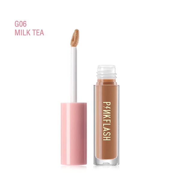 Lip gloss Pinkflash dengan warna basic burgundy atau cokelat: Cocok untuk warna kulit gelap