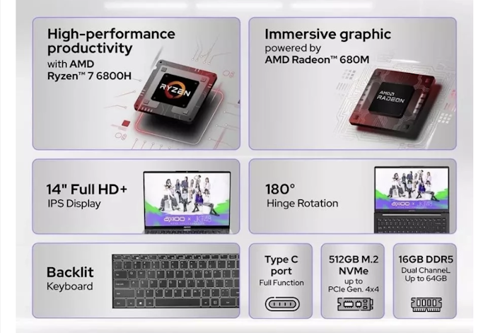 Untuk grafis ringan atau gaming kasual, utamakan pula AMD Radeon™ Graphics dibanding Intel Iris Xe