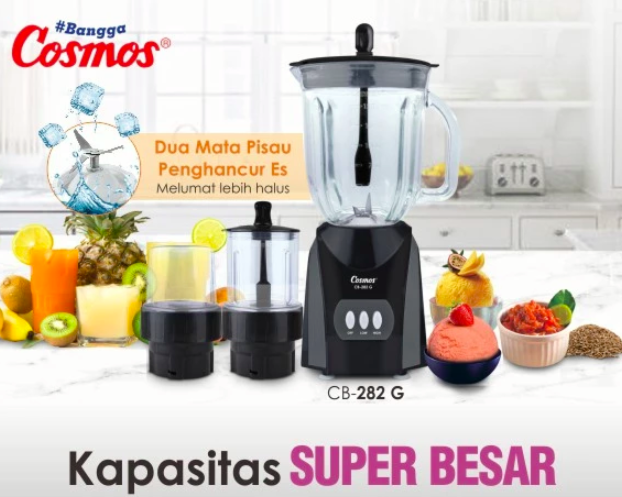 Untuk keperluan sehari-hari, utamakan blender tipe countertop dalam bentuk set