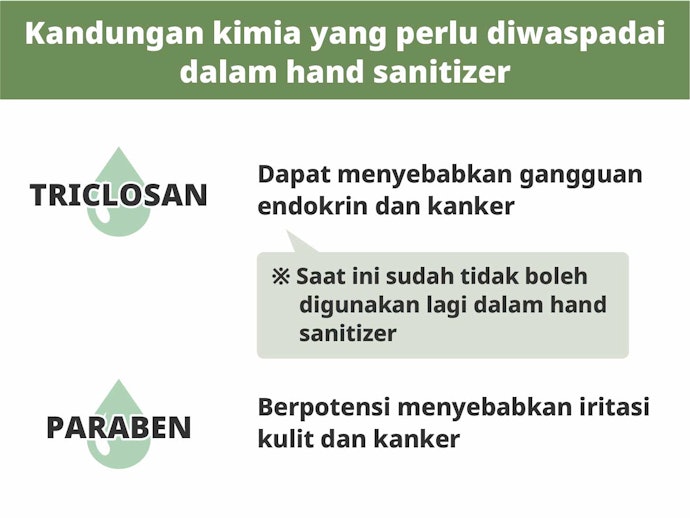Produk dengan banyak kandungan kimia, lebih baik dihindari karena berbahaya