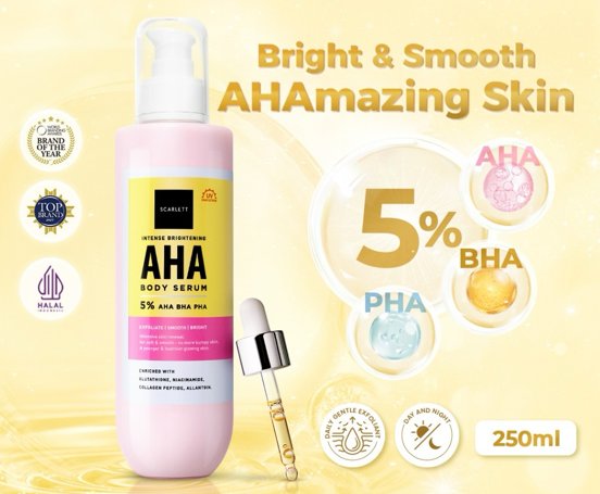 Periksa exfoliating agent lain, seperti BHA atau PHA
