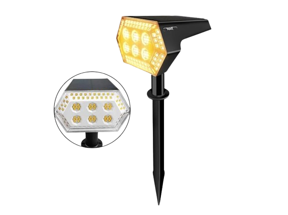 Untuk lampu taman tenaga surya, lampu kecil 50-200 lumen dengan panel 3-5 watt sudah memadai