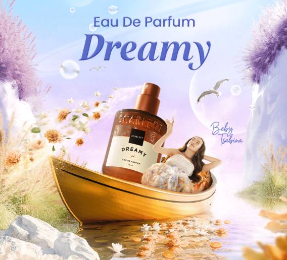 Scarlett Dreamy: Sensasi floral-vanilla lembut untuk remaja yang suka wangi manis