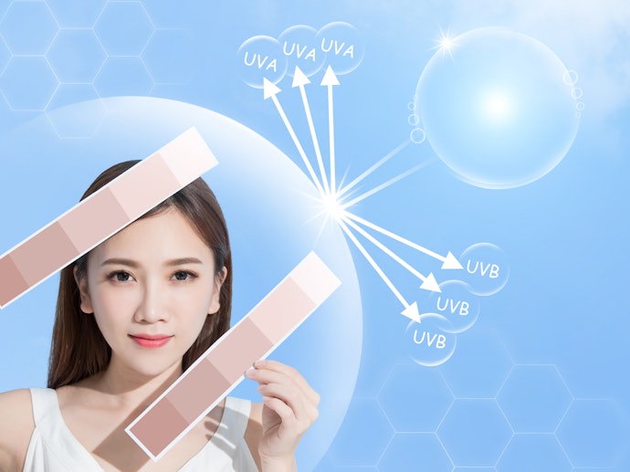 Bila Anda sering berada di luar ruangan, pertimbangkan foundation dengan klaim SPF atau UV filter