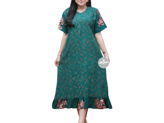 Dianputri: Pilihan daster batik cap dengan kesan feminin