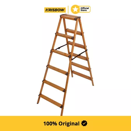 Untuk pekerjaan indoor sederhana, pilih stepladder A-frame dengan 3–5 pijakan