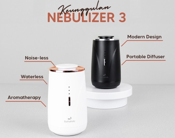 Nebulizing diffuser: Cocok untuk mengharumkan ruangan besar dan kebutuhan terapi intens