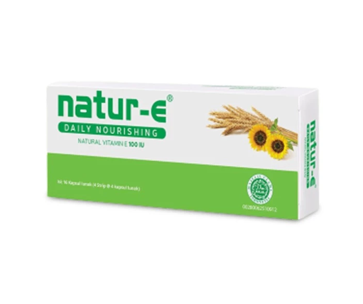 Untuk merawat kulit wajah: Vitamin E dengan kandungan 100-200 IU sudah cukup