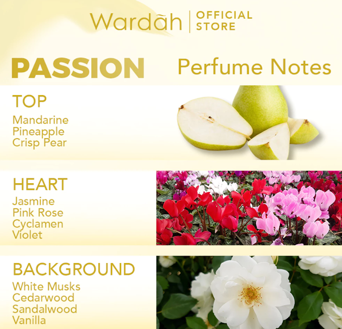 Passion, aroma citrusnya sangat menyegarkan