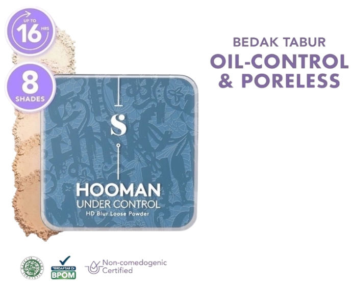 Untuk kulit berminyak, pertimbangkan loose powder yang dilengkapi oil control