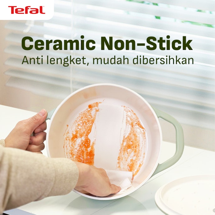 Panci keramik tidak mudah lengket dan lebih aman untuk kesehatan