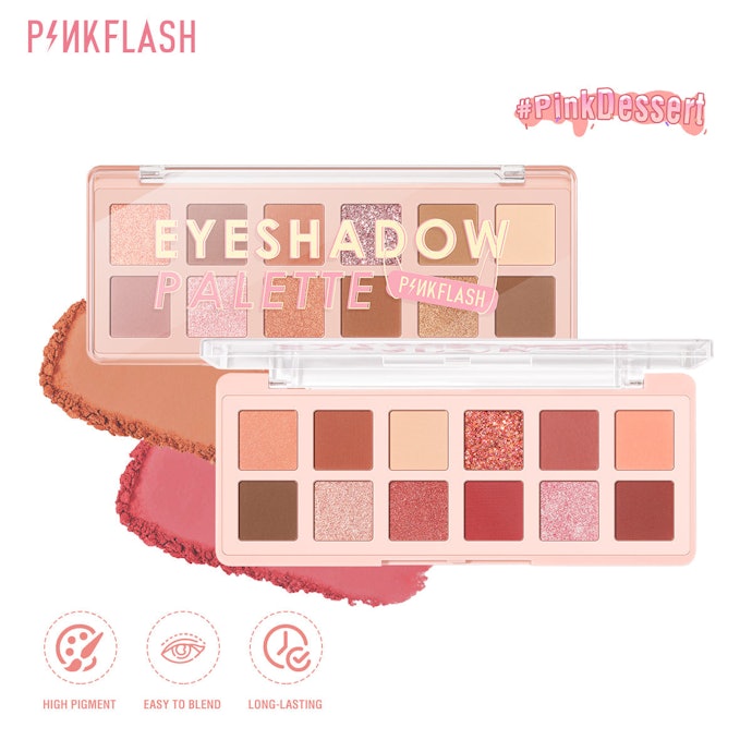 Untuk membuat mata terlihat lebih hidup, pakailah Pinkflash eyeshadow
