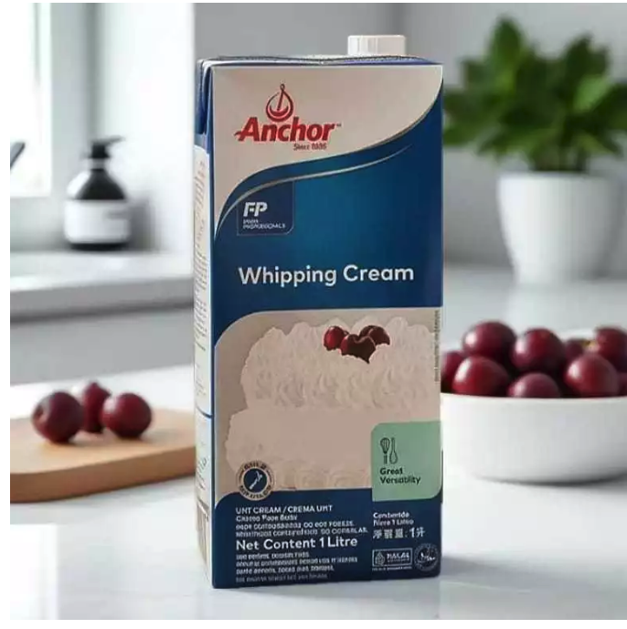 Jika menginginkan rasa rich untuk panna cotta atau ganache, utamakan dairy whipping cream seperti Anchor atau Elle & Vire