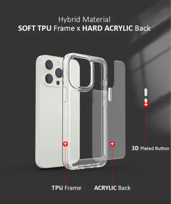 Akrilik atau tempered glass, bening seperti kaca