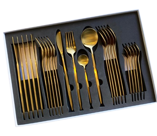 Cutlery Set Bosca Living: Desainnya mewah dan dapat digunakan untuk kegiatan sarapan bos serta keluarganya