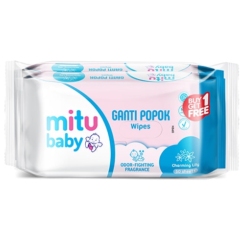Ganti Popok, dengan formula Odor Fighting Fragrance untuk melawan bau