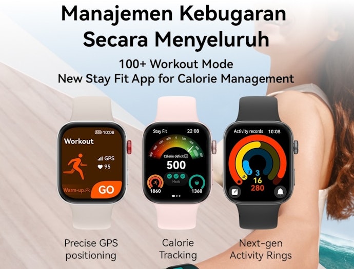 Fitness mode: Menyediakan ratusan mode olahraga