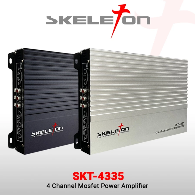 Untuk dipasang di mobil, pilih dua amplifier class D untuk speaker dan subwoofer