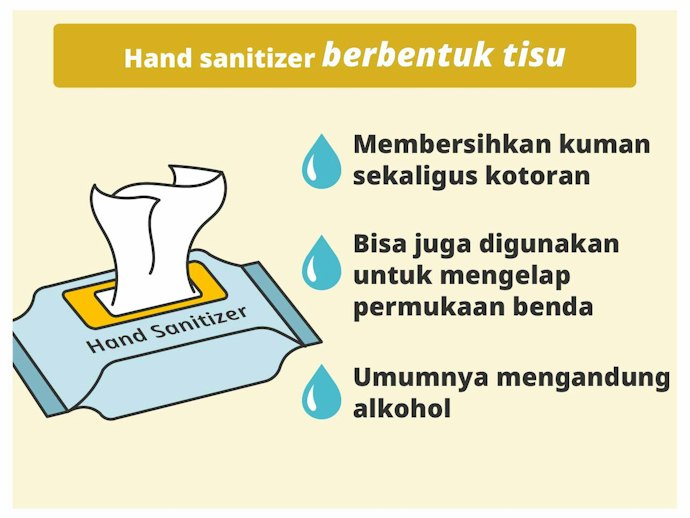 Tisu, mampu membersihkan kotoran yang menempel sekaligus