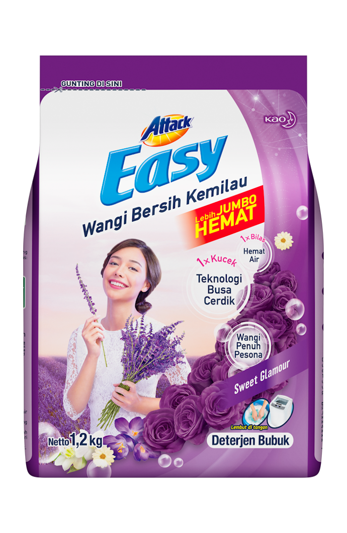 Attack Easy: Pakaian langsung bersih dengan sekali kucek dan sekali bilas