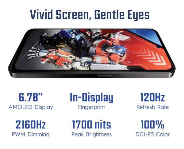Panel AMOLED dan refresh rate 90-120 Hz: Gerakan lebih smooth tanpa ghosting
