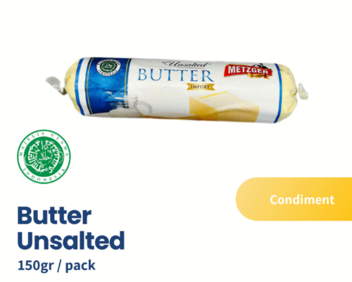 Unsalted Butter: Memiliki rasa yang lebih tawar, pas untuk olesan roti, masakan, dan MPASI