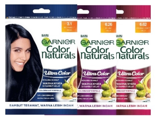 Garnier Color Naturals Ultra Color, warnanya nyata tanpa bleaching