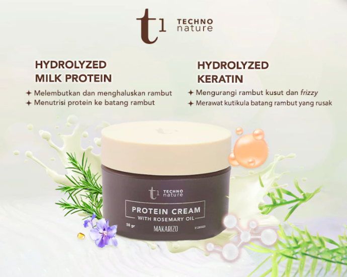 Untuk rambut rapuh, gunakan hair cream dengan kandungan keratin