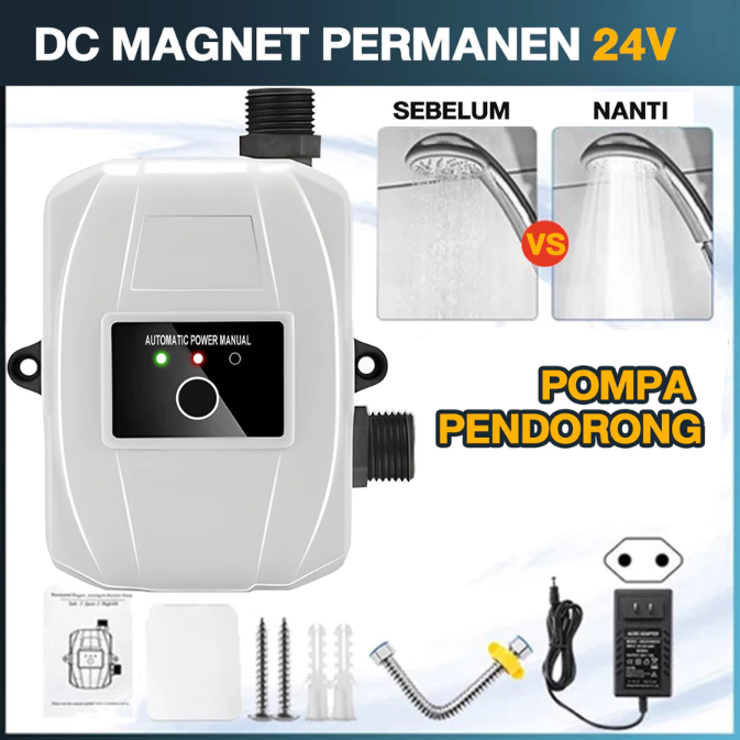 Pompa pendorong air (booster): Bermanfaat untuk menambah tekanan air dari toren ke keran