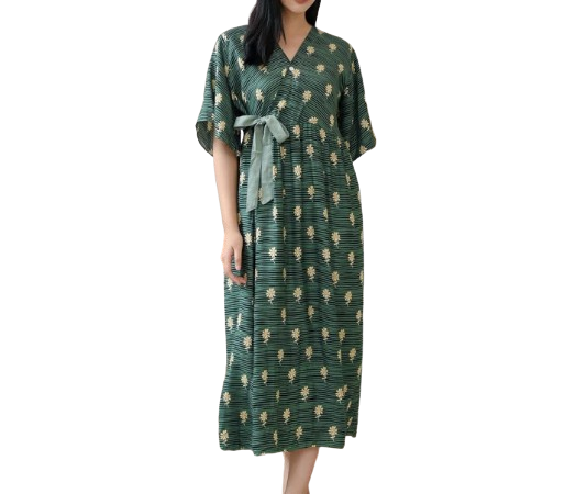 Delina: Hadirkan model daster ala kimono yang viral