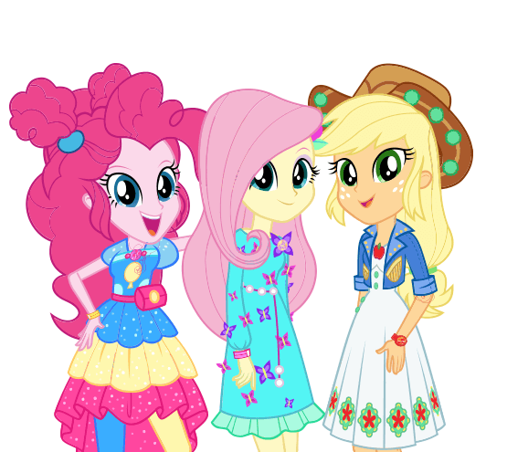 Equestria Girls, karakter My Little Pony dalam wujud manusia
