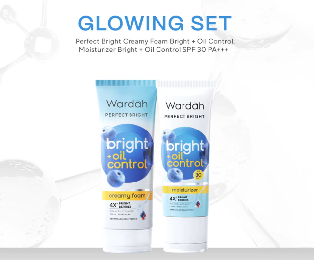 Kulit berminyak dan pori-pori besar: Paket Perfect Bright Perfectyl bisa dipertimbangkan