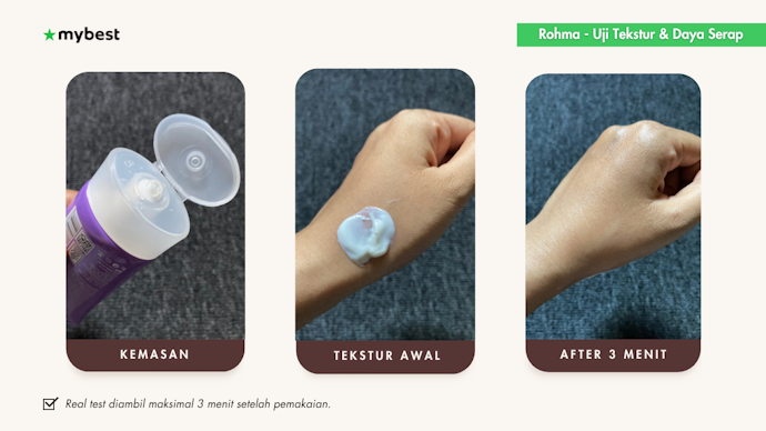 Reviewer 2: Hasil foto uji coba tekstur dan daya serap