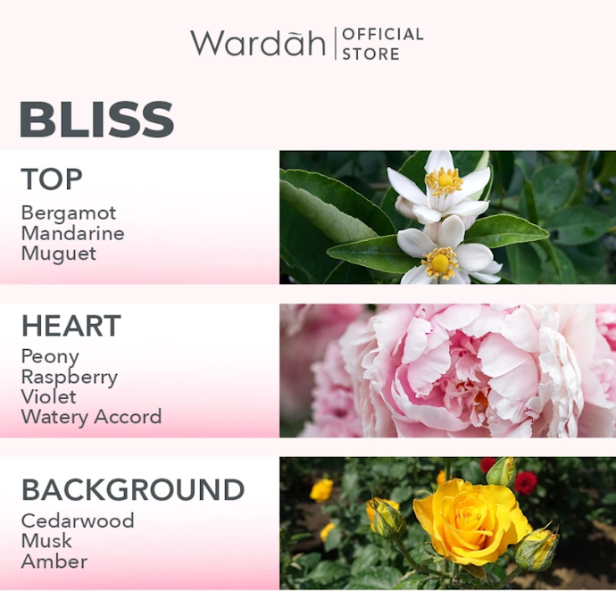 Bliss, untuk Anda pencinta aroma floral