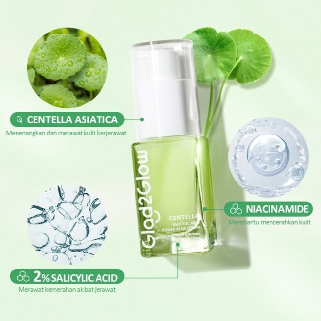 Berminyak dan berjerawat: Salicylic acid, retinoid, benzoyl peroxide, atau azelaic acid