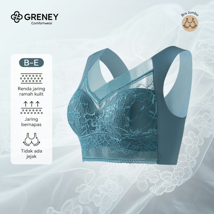 Untuk penggunaan santai, pertimbangkan seamless bra dari Cotton Inch atau night bra dari Greney