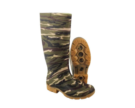AP Boots: Bermotif army untuk menyamarkan lumpur dan kotoran