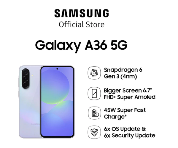Samsung Galaxy A36 5G: Performanya seimbang, ketahanannya panjang