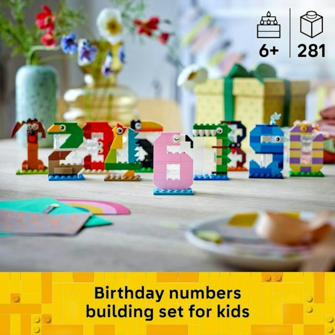 Untuk usia 3–5 tahun: LEGO edukatif berbentuk abjad dan angka