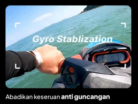 Stabilisasi 6 axis: Agar pergerakan gambar jadi lebih halus minim blurry