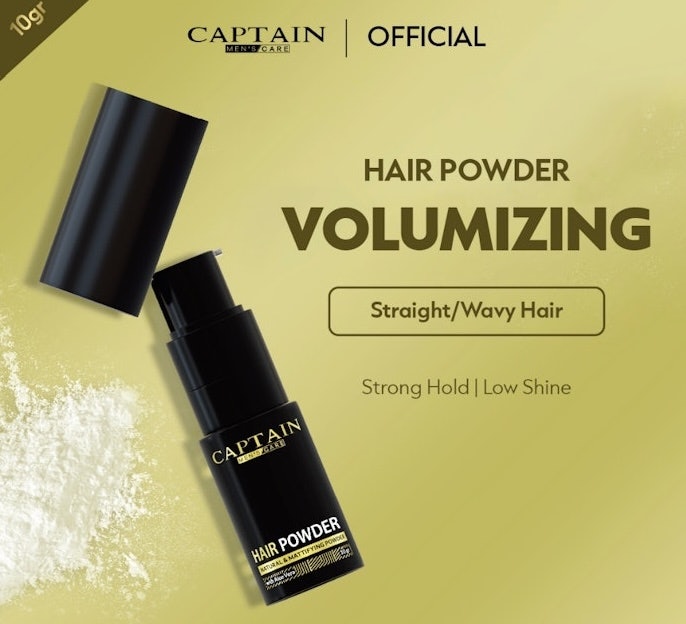 Hair powder: Untuk menyerap minyak dan menambah volume rambut